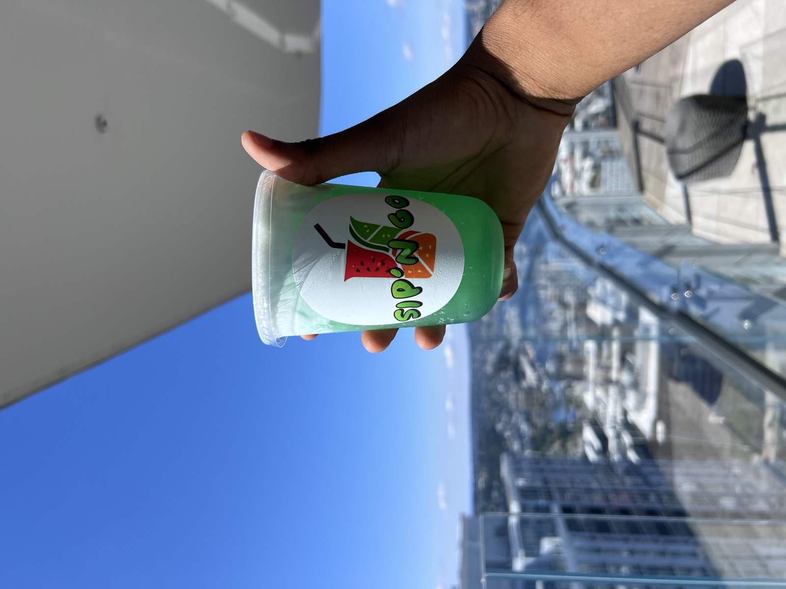 Coconut lime dirty soda